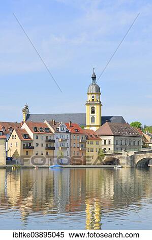 "Townscape, River Main, Kitzingen, Lower Franconia, Bavaria, Germany, Europe" View Large Photo Image Stock Photography - "Townscape, River Main, Kitzingen, Lower Franconia, Bavaria, Germany, Europe". Fotosearch