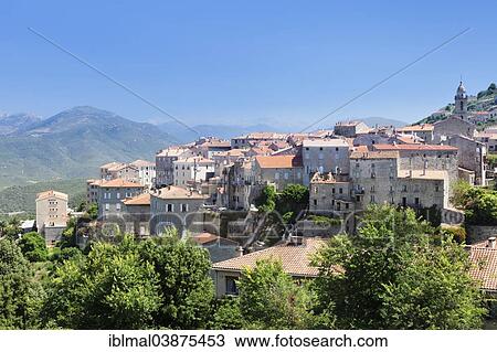"Townscape, Sartene, Corsica, France, Europe" View Large Photo Image Stock Image - "Townscape, Sartene, Corsica, France, Europe". Fotosearch