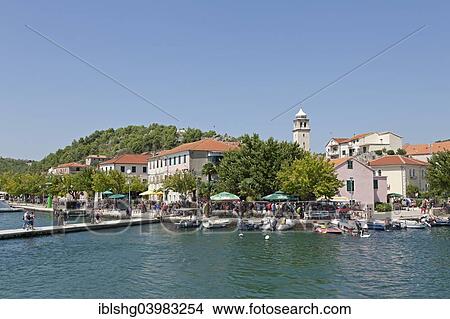 "Townscape, Skradin, Dalmatia, Croatia, Europe" View Large Photo Image Picture - "Townscape, Skradin, Dalmatia, Croatia, Europe". Fotosearch