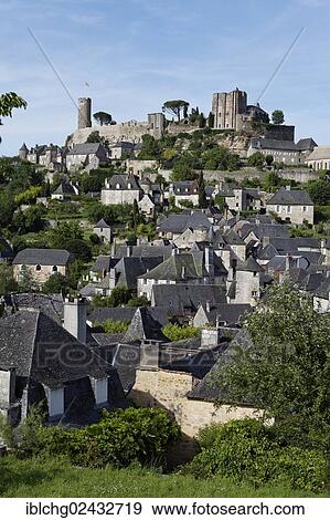 "Townscape, Turenne, labelled Les Plus Beaux Villages de France, Correze, Limousin, France, Europe" View Large Photo Image Stock Photo - "Townscape, Turenne, labelled Les Plus Beaux Villages de France, Correze, Limousin, France, Europe". Fotosearch