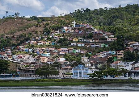 "Townscape with colourful houses, Cachoeira, Bahia, Brazil, South America" View Large Photo Image Picture - "Townscape with colourful houses, Cachoeira, Bahia, Brazil, South America". Fotosearch