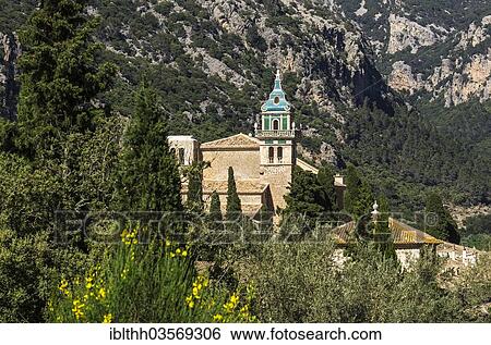 "Townscape with the Charterhouse or the Royal Carthusian Monastery of Valldemossa, Valldemossa, Balearische Inseln, Spain, Europe" View Large Photo Image Stock Photograph - "Townscape with the Charterhouse or the Royal Carthusian Monastery of Valldemossa, Valldemossa, Balearische Inseln, Spain, Europe". Fotosearch