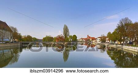 "Townscape with the Isar River and Ludwigswehr weir, Landshut, Bavaria, Germany, Europe" View Large Photo Image Stock Photograph - "Townscape with the Isar River and Ludwigswehr weir, Landshut, Bavaria, Germany, Europe". Fotosearch