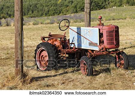 "Tractor of a lavender farmer, Sault, Apt, Provence region, Departement Vaucluse, France, Europe" View Large Photo Image Stock Image - "Tractor of a lavender farmer, Sault, Apt, Provence region, Departement Vaucluse, France, Europe". Fotosearch