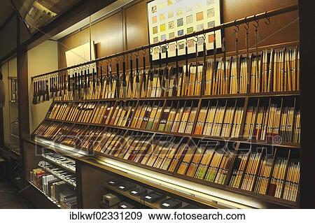 "Traditional brush store offering a huge variety of brushes, Teramachi-Dori shopping street, Kyoto, Japan, East Asia, Asia" View Large Photo Image Stock Photo - "Traditional brush store offering a huge variety of brushes, Teramachi-Dori shopping street, Kyoto, Japan, East Asia, Asia". Fotosearch