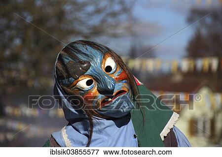 "Traditional carnival mask of a witch, Memmingen Stadtbach Witches, carnival parade, Eberhardzell, Upper Swabia, Baden-Wurttemberg, Germany, Europe" View Large Photo Image Stock Photo - "Traditional carnival mask of a witch, Memmingen Stadtbach Witches, carnival parade, Eberhardzell, Upper Swabia, Baden-Wurttemberg, Germany, Europe". Fotosearch