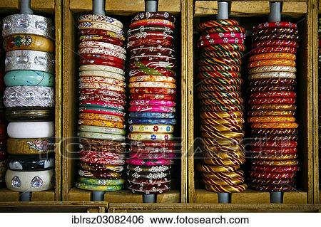 "Traditional colourful Indian bangles for sale, Bundi, Rajasthan, India, Asia" View Large Photo Image Stock Photograph - "Traditional colourful Indian bangles for sale, Bundi, Rajasthan, India, Asia". Fotosearch