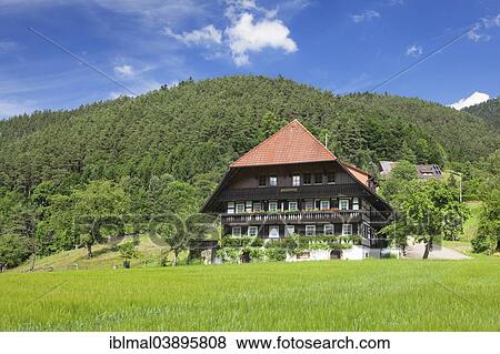 "Traditional house in the Gutachtal valley, Black Forest, Baden-Wurttemberg, Germany, Europe" View Large Photo Image Stock Photo - "Traditional house in the Gutachtal valley, Black Forest, Baden-Wurttemberg, Germany, Europe". Fotosearch