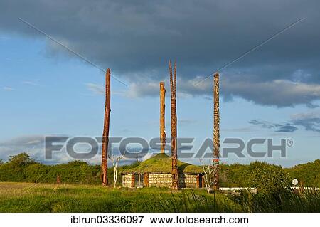 "Traditional hut with poles, Grande Terre, New Caledonia, France, Oceania" View Large Photo Image Stock Photo - "Traditional hut with poles, Grande Terre, New Caledonia, France, Oceania". Fotosearch