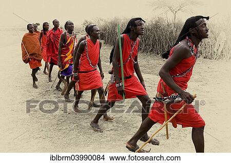 "Traditional Masai dance, Maasai Mara National Reserve, Kenya, Africa" View Large Photo Image Picture - "Traditional Masai dance, Maasai Mara National Reserve, Kenya, Africa". Fotosearch