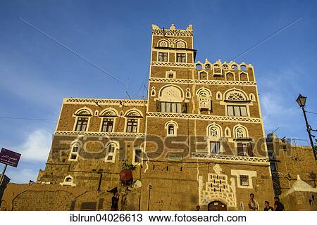 "Traditional old house in the old city of Sana'a, UNESCO World Heritage Site, Sana'a, Yemen, Asia" View Large Photo Image Stock Image - "Traditional old house in the old city of Sana'a, UNESCO World Heritage Site, Sana'a, Yemen, Asia". Fotosearch