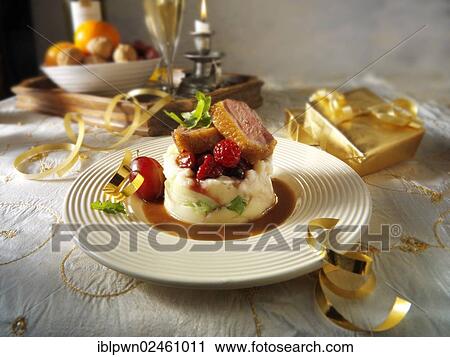 Traditional roast Gresham duck dinner View Large Photo Image Stock Image - Traditional roast Gresham duck dinner. Fotosearch