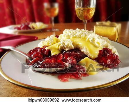 Traditional Sherry trifle dessert View Large Photo Image Stock Image - Traditional Sherry trifle dessert. Fotosearch