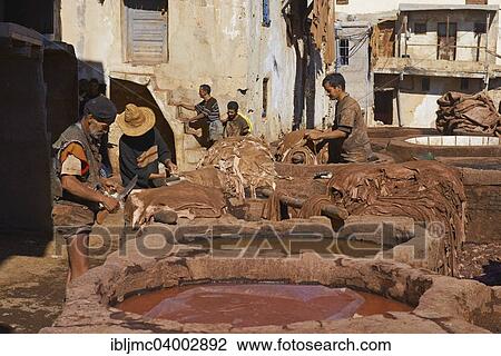 "Traditional tannery with dying vats, Chouwara, Chouara, Medina, UNESCO World Heritage Site, Fes, Fez el Bali, Morocco, Africa" View Large Photo Image Stock Image - "Traditional tannery with dying vats, Chouwara, Chouara, Medina, UNESCO World Heritage Site, Fes, Fez el Bali, Morocco, Africa". Fotosearch