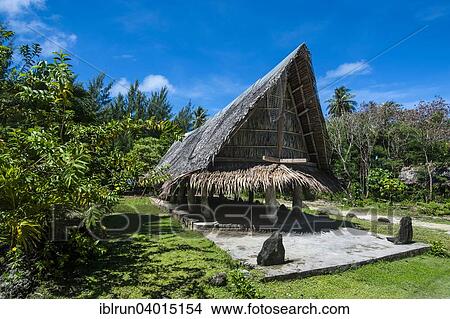 "Traditional thatched hut, Yap Island, Caroline Islands, Micronesia, Oceania" View Large Photo Image Picture - "Traditional thatched hut, Yap Island, Caroline Islands, Micronesia, Oceania". Fotosearch