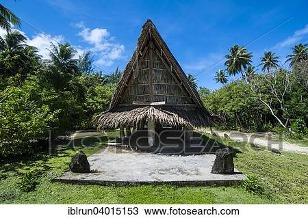 "Traditional thatched hut, Yap Island, Caroline Islands, Micronesia, Oceania" View Large Photo Image Stock Image - "Traditional thatched hut, Yap Island, Caroline Islands, Micronesia, Oceania". Fotosearch