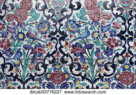 "Traditional tiled wall of a madrasa, religious school, Shiraz, Fars Province, Persia, Iran, Asia" View Large Photo Image Stock Photo - "Traditional tiled wall of a madrasa, religious school, Shiraz, Fars Province, Persia, Iran, Asia". Fotosearch