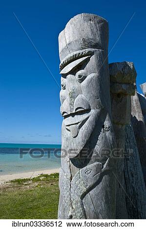 "Traditional wood carving, Ile des Pins, New Caledonia, France, Oceania" View Large Photo Image Stock Image - "Traditional wood carving, Ile des Pins, New Caledonia, France, Oceania". Fotosearch