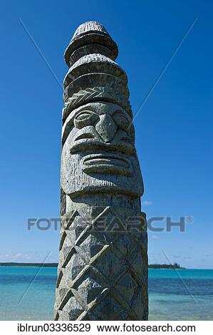 "Traditional wood carving, Ile des Pins, New Caledonia, France, Oceania" View Large Photo Image Stock Photo - "Traditional wood carving, Ile des Pins, New Caledonia, France, Oceania". Fotosearch