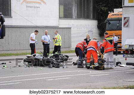 "Traffic accident caused by a motorcyclist who was driving under the influence of alcohol, Stuttgart, Baden-Wuerttemberg, Germany, Europe" View Large Photo Image Stock Photo - "Traffic accident caused by a motorcyclist who was driving under the influence of alcohol, Stuttgart, Baden-Wuerttemberg, Germany, Europe". Fotosearch