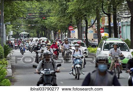 "Traffic, Ho Chi Minh City, Vietnam, Asia" View Large Photo Image Stock Photo - "Traffic, Ho Chi Minh City, Vietnam, Asia". Fotosearch