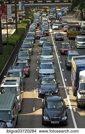 "Traffic jam on Connaught Road, Hong Kong, Hong Kong, China, People's Republic of China, Asia" View Large Photo Image Picture - "Traffic jam on Connaught Road, Hong Kong, Hong Kong, China, People's Republic of China, Asia". Fotosearch