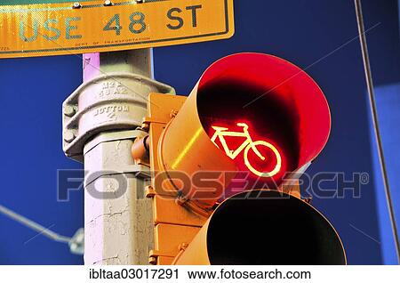 Stock Image - "Traffic Lights, 42nd Street, Broadway, Times Square, Manhattan, New York City, New York, United States, North America". Fotosearch