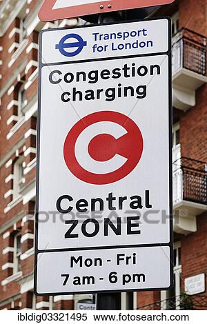 "Traffic sign, Congestion Charge Zone, Victoria district, London, London region, England, United Kingdom, Europe" View Large Photo Image Stock Photography - "Traffic sign, Congestion Charge Zone, Victoria district, London, London region, England, United Kingdom, Europe". Fotosearch