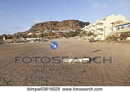 "Traffic sign on a unpaved road, Sal Rei, Boa Vista, Cape Verde, Africa" View Large Photo Image Stock Photo - "Traffic sign on a unpaved road, Sal Rei, Boa Vista, Cape Verde, Africa". Fotosearch