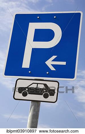 "Traffic signs on a car park, Hungary, Europe" View Large Photo Image Stock Photo - "Traffic signs on a car park, Hungary, Europe". Fotosearch
