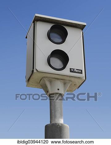 Traffipax speed control camera View Large Photo Image Stock Image - Traffipax speed control camera. Fotosearch