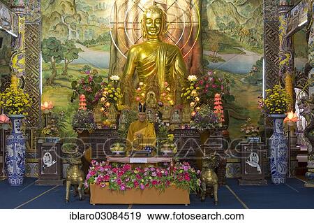 Stock Photo - "Trai Mat, Linh Phuoc Pagoda, Zentrales Hochland, Dalat, Sudostasien, Vietnam, Asia". Fotosearch