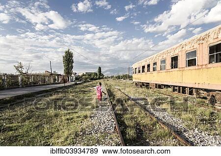 Stock Photo - "Train from Tirana to Shkoder, one of the few train connections in the country, Albania, Europe". Fotosearch