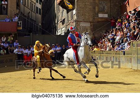 "Training run of the historical horse race Palio di Siena, Piazza del Campo, Siena, Tuscany, Italy, Europe" View Large Photo Image Stock Photography - "Training run of the historical horse race Palio di Siena, Piazza del Campo, Siena, Tuscany, Italy, Europe". Fotosearch