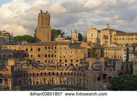 Stock Photo - "Trajan's Forum, Rome, Lazio, Italy, Europe". Fotosearch
