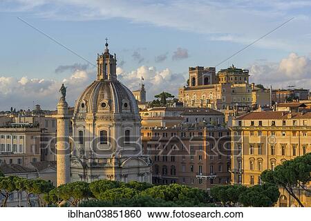 "Trajan's Forum with Trajan's Column and the Church Santissimo Nome di Maria al Foro Traiano, Rome, Lazio, Italy, Europe" View Large Photo Image Stock Image - "Trajan's Forum with Trajan's Column and the Church Santissimo Nome di Maria al Foro Traiano, Rome, Lazio, Italy, Europe". Fotosearch