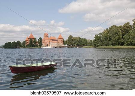 "Trakai Island Castle, Trakai, Vilnius County, Lithuania, Europe" View Large Photo Image Stock Photo - "Trakai Island Castle, Trakai, Vilnius County, Lithuania, Europe". Fotosearch