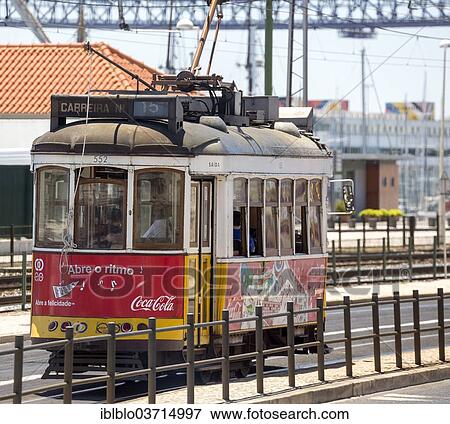 "Tram, Lisbon, Lisbon District, Portugal, Europe" View Large Photo Image Stock Photo - "Tram, Lisbon, Lisbon District, Portugal, Europe". Fotosearch