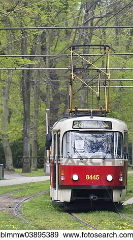 "Tram, Prague, Czech Republic, Europe" View Large Photo Image Stock Photo - "Tram, Prague, Czech Republic, Europe". Fotosearch