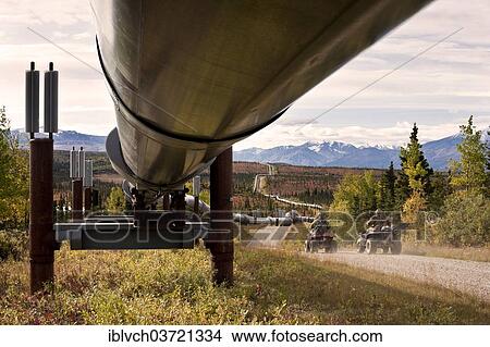 "Trans-Alaska Pipeline, Fairbanks, Alaska, USA" View Large Photo Image Picture - "Trans-Alaska Pipeline, Fairbanks, Alaska, USA". Fotosearch