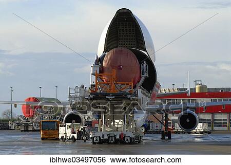 "Transport aircraft Airbus A300-600ST Super Transporter, also known as Beluga, Hamburg, Hamburg, Germany, Europe" View Large Photo Image Stock Photograph - "Transport aircraft Airbus A300-600ST Super Transporter, also known as Beluga, Hamburg, Hamburg, Germany, Europe". Fotosearch