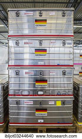 "Transport crates for the drinking water treatment plant of the THW, Federal Agency for Technical Relief, TWAA UF-15, mobile water supply system for use in the event of a disaster, MŸnster, North Rhine-Westphalia, Germany, Europe" View Large Photo Image Stock Image - "Transport crates for the drinking water treatment plant of the THW, Federal Agency for Technical Relief, TWAA UF-15, mobile water supply system for use in the event of a disaster, MŸnster, North Rhine-Westphalia, Germany, Europe". Fotosearch