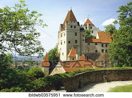 "Trausnitz castle, Landshut, Lower Bavaria, Bavaria, Germany, Europe" View Large Photo Image Stock Image - "Trausnitz castle, Landshut, Lower Bavaria, Bavaria, Germany, Europe". Fotosearch