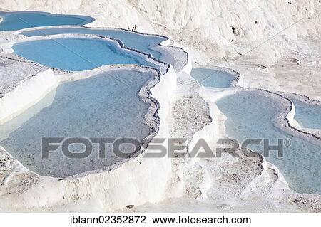 "Travertine terraces at Pamukkale, Turkey, Asia" View Large Photo Image Stock Image - "Travertine terraces at Pamukkale, Turkey, Asia". Fotosearch