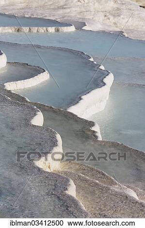 "Travertine terraces of Pamukkale, Pamukkale, Denizli Province, Aegean Region, Turkey, Asia" View Large Photo Image Stock Image - "Travertine terraces of Pamukkale, Pamukkale, Denizli Province, Aegean Region, Turkey, Asia". Fotosearch