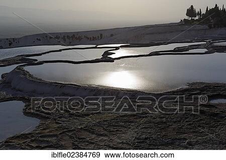 "Travertine terraces of Pamukkale, UNESCO World Heritage Site, Dinizli, Western Turkey, Turkey, Asia" View Large Photo Image Stock Photo - "Travertine terraces of Pamukkale, UNESCO World Heritage Site, Dinizli, Western Turkey, Turkey, Asia". Fotosearch
