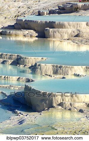 "Travertine terraces, UNESCO World Heritage Site, Pamukkale, Turkey, Asia" View Large Photo Image Stock Photo - "Travertine terraces, UNESCO World Heritage Site, Pamukkale, Turkey, Asia". Fotosearch