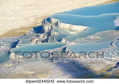 "Travetine Terrace, Pamukkale, Turkey, Asia" View Large Photo Image Stock Image - "Travetine Terrace, Pamukkale, Turkey, Asia". Fotosearch