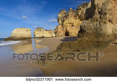 "Tres Irmaos beach, Portimao, Alvor, Praia dos Tres Irmaos, Algarve, Portugal, Europe" View Large Photo Image Stock Image - "Tres Irmaos beach, Portimao, Alvor, Praia dos Tres Irmaos, Algarve, Portugal, Europe". Fotosearch