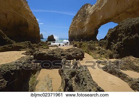 "Tres Irmaos beach, Portimao, Alvor, Praia dos Tres Irmaos, Algarve, Portugal, Europe" View Large Photo Image Stock Image - "Tres Irmaos beach, Portimao, Alvor, Praia dos Tres Irmaos, Algarve, Portugal, Europe". Fotosearch